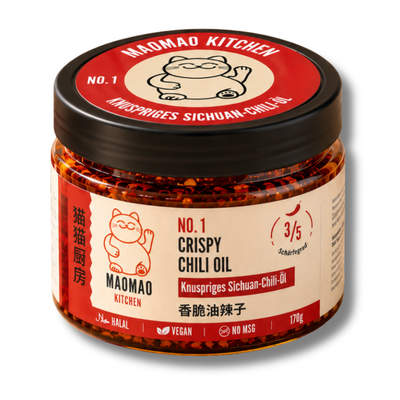 MAOMAO KITCHEN Knuspriges Sichuan-Chili-Öl 170g