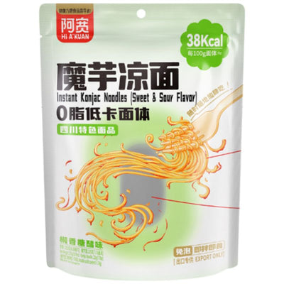 BAIJIA A-Kuan Konjac-Kaltnudeln Pfeffrig Süß-Sauer 255g