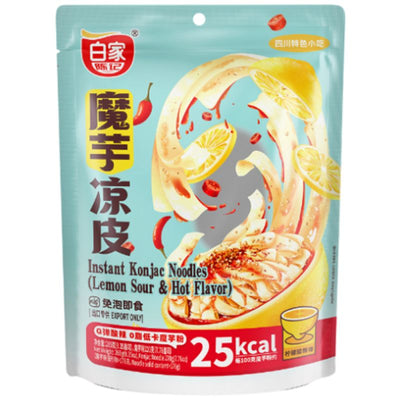 BAIJIA A-Kuan Konjac-Kaltnudeln Zitrone Scharf-Sauer 265g