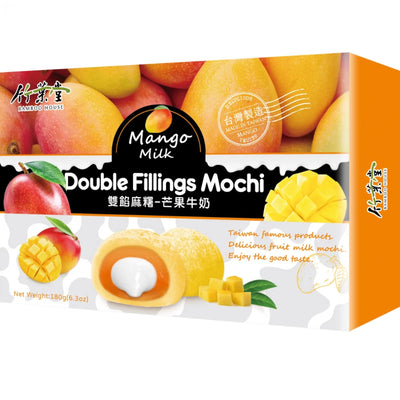 BAMBOO HOUSE Doppelfüllung Mochi Mangomilch 180g