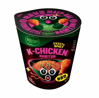 BIBIGO Instant Nudelbecher Sweet & Spicy K-Chicken 97,5g