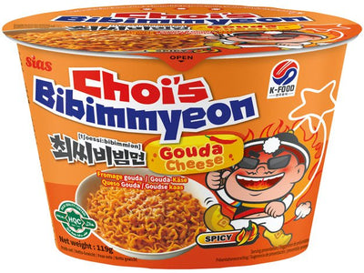 CHOI'S Instant Nudel Cup Gouda Cheese 119g