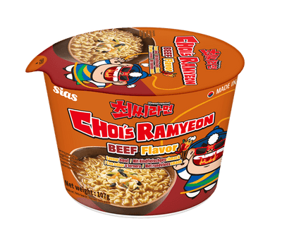 CHOI'S Instant Nudel Cup Rindfleisch scharf 107g