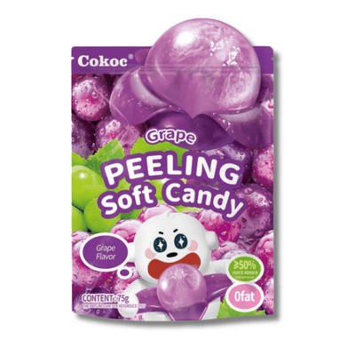 COKOC Peeling Gummis mit Traubengeschmack 75g