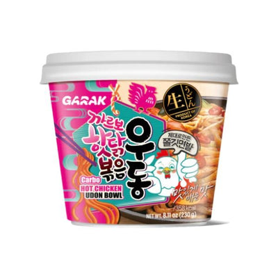 GARAK Instant Udon Nudel Schüssel Hot Chicken Carbonara 230g