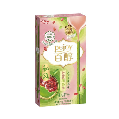 GLICO Pejoy Biscuit Sticks Rote Bohne & Matcha 42g