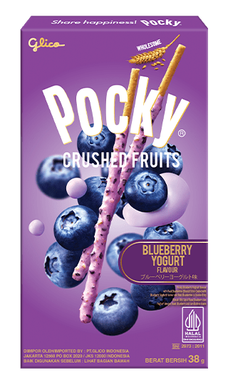 GLICO Pocky Sticks Crushed Fruits Heidelbeer Joghurt 38g
