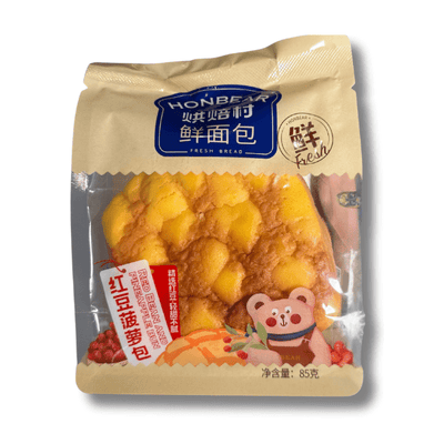 HONBEAR Brötchen mit roter Bohnen- und Ananasfüllung 85g