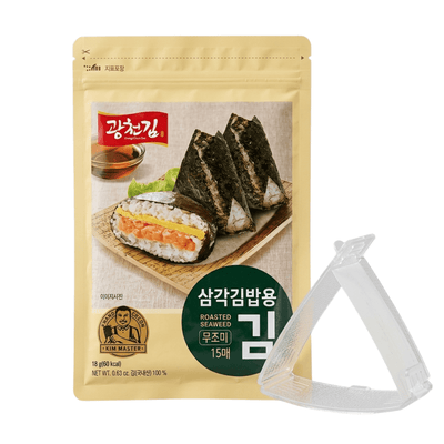 KWANGCHEON Nori-Blätter für Dreiecks-Gimbap mit Förmchen 18g
