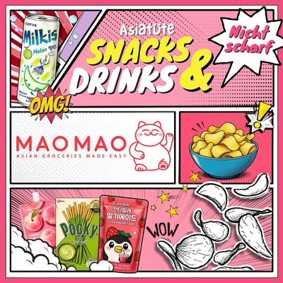 MAOMAO Asiatüte - Snacks & Drinks „Nicht scharf“
