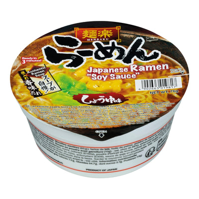 MENRAKU Cup Ramen Soja Sauce 76g
