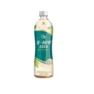 NUR 1 EURO TONGYI Unif Assam Milchtee Grüne Traube & Jasmin 450ml (EINWEG)- 3 Stück Max pro Bestellung