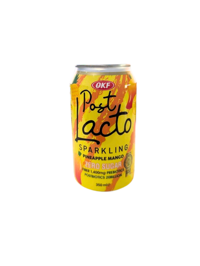 OKF Getränk Post Lacto Sparkling Ananas-Mango Zero 350ml (EINWEG)
