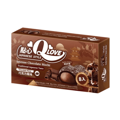 QLOVE Mini Mochi mit Schokoladenfüllung 80g