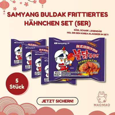 Samyang Buldak Frittiertes Hähnchen Set (5er)