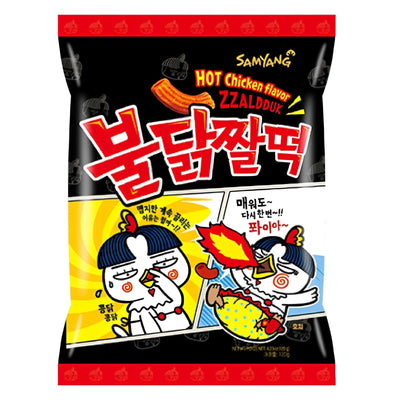 SAMYANG Hot Chicken Zzaldduck Snack (Topokki Form) 120g