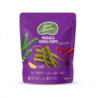 SUPER MUNCHIES Vegane Masala Okra 30g