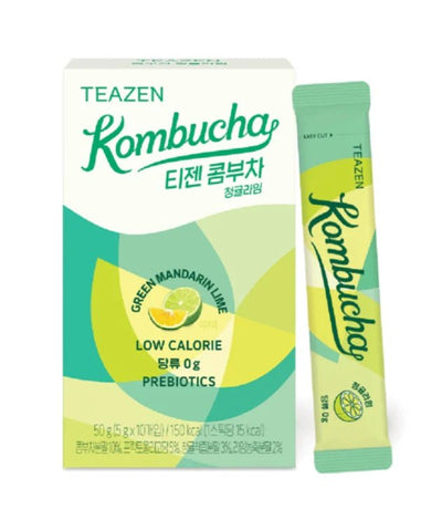 TEAZEN Kombucha Stick Mandarine Limette 50g (10×5g)
