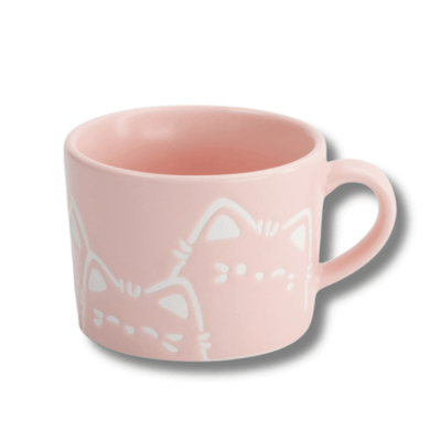 TOKYO DESIGN STUDIO Becher Kawaii Cat Rosa 8x6cm