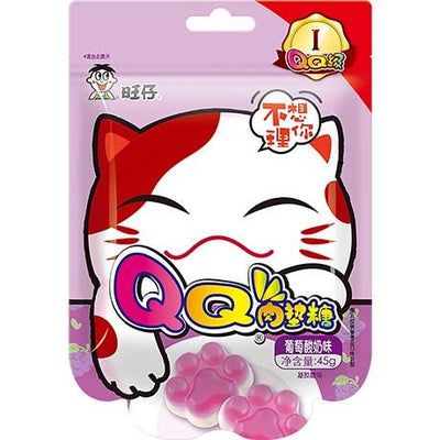 WANT WANT Katzenpfoten Gummis Trauben-Joghurt 45g