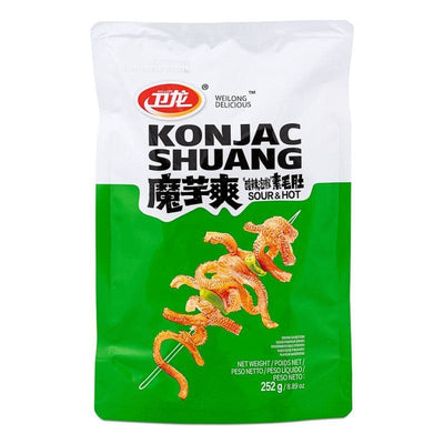 WEILONG Konjac Shuang Sauer & Scharf Geschmack 252g