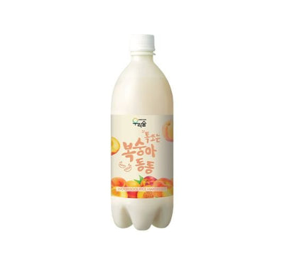 WOORISOOL Makgeolli Reiswein Pfirsich (3% Alc.) 750ml (EINWEG)