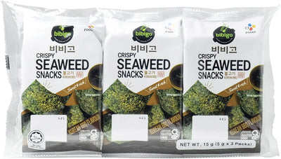BIBIGO Seetang Snack Korean BBQ 15g (5g x 3)