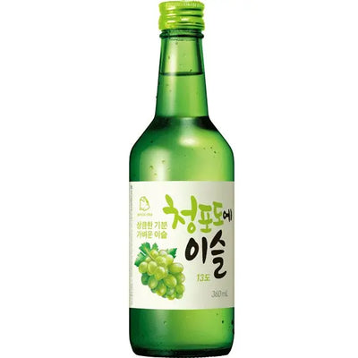 JINRO Soju Grüne Traube (13% Alc.) 350ml