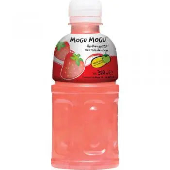 MOGU MOGU Erdbeergetränk mit Nata De Coco 320ml (EINWEG)