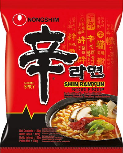 NONG SHIM Instant Nudeln Shin Ramyun 120g