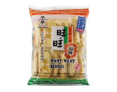 WANT WANT Salzige Senbei Reiscracker 112g