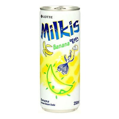 LOTTE MILKIS Erfrischungsgetränk Bananen 250ml (EINWEG)