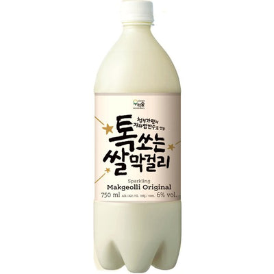 WOORISOOL Makgeolli Reiswein (6% Alc.) 750ml (EINWEG)