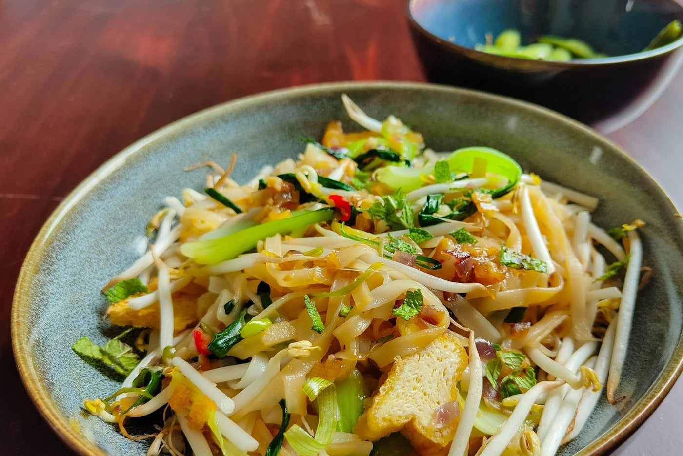 Pho Xao mit Tofu und Gemüse
