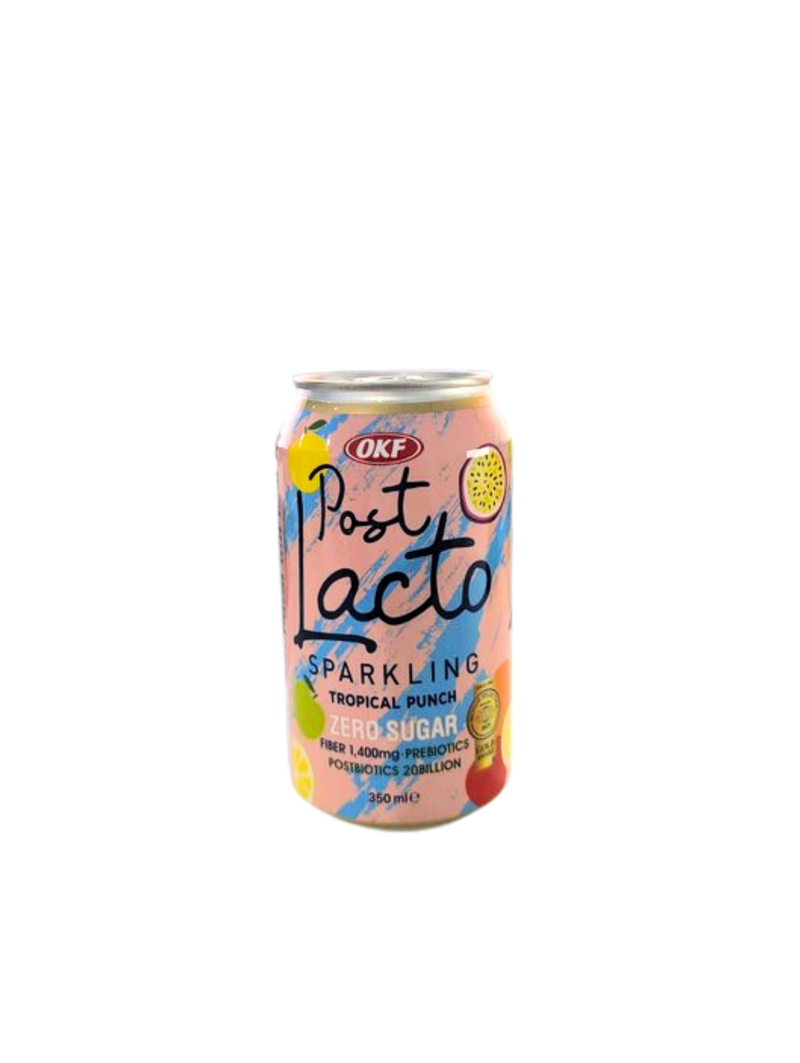 OKF Getränk Post Lacto Sparkling Tropical Punch Zero 350ml (EINWEG)