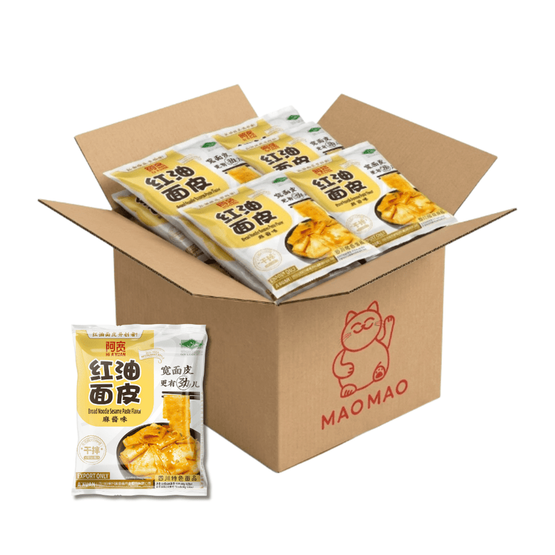20x BAIJIA A-Kuan Breite Nudeln mit Sesampaste 115g Vorratsbox (Full Box)