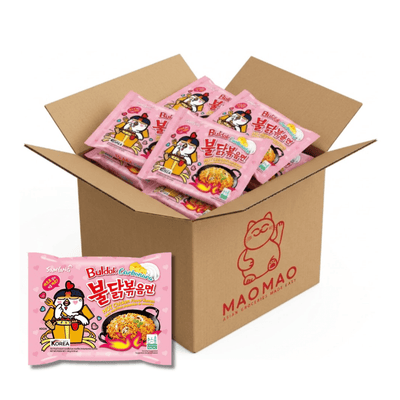 40x SAMYANG Instant Nudeln Hot Chicken Carbonara 130g Vorratsbox (Full Box)