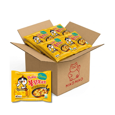 40x SAMYANG Instant Nudeln Hot Chicken Käse 140g Vorratsbox (Full Box)