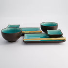TOKYO DESIGN STUDIO Gläser-Sushi-Geschenkset Türkis (8-teilig) Bild 2