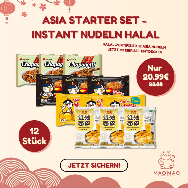 Asia Starter Set - Instant Nudeln Halal