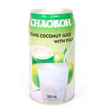 CHAOKOH Kokusnusssaft mit Fruchtfleisch 350ml (EINWEG)