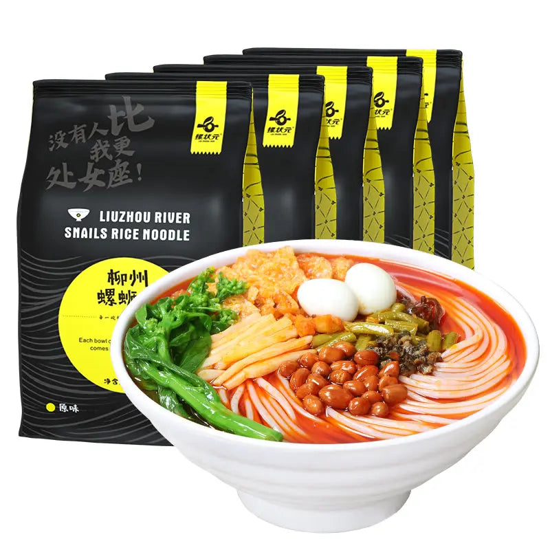 LUO ZHUANG YUAN Reisnudeln in Schneckensuppe (Familypack) 450g