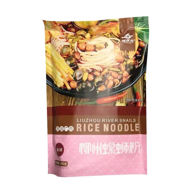 LUO ZHUANG YUAN Reisnudeln in Schneckensuppe scharf (Szechuanpfffer) (pink) 310g
