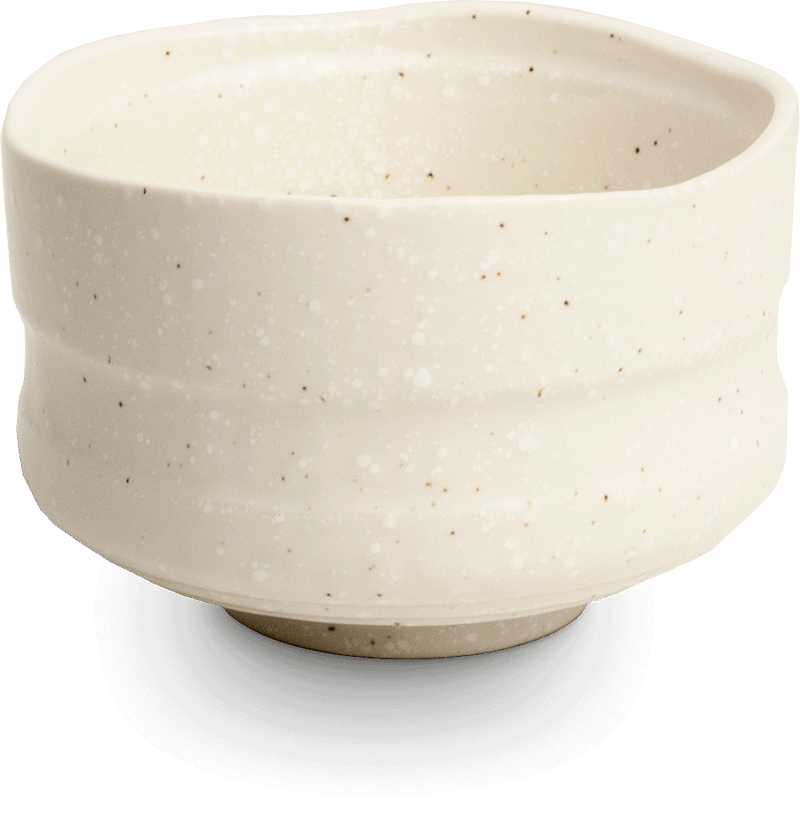 Matcha-Schale (Chawan) Weiß 9,5 cm x 6 cm