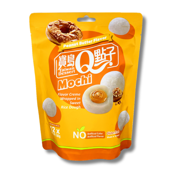 TAIWAN DESSERT Q Mochi Erdnussbuttergeschmack 180g