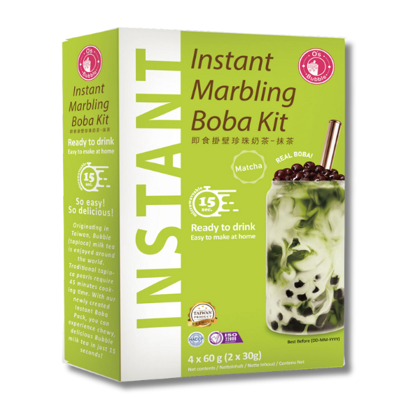 O'S BUBBLE Boba Kit - Matcha Tee 240g