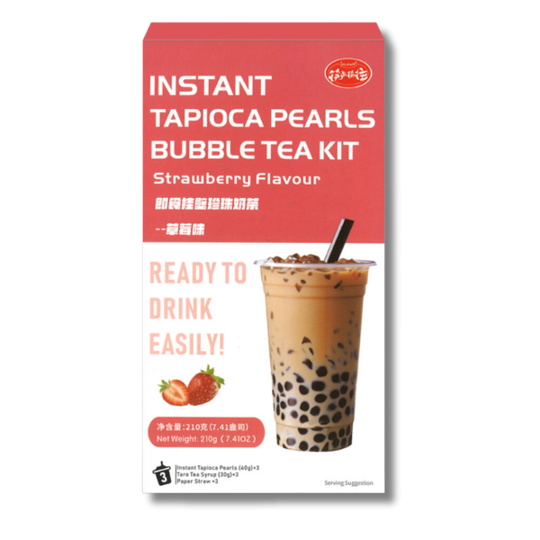 KLKW Erdbeere Popping Bubble Tea Kit 210g