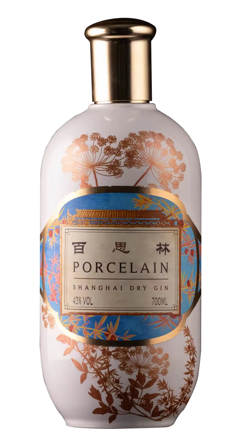 PORCELAIN Shanghai Dry Gin (43% Alc.) 700ml