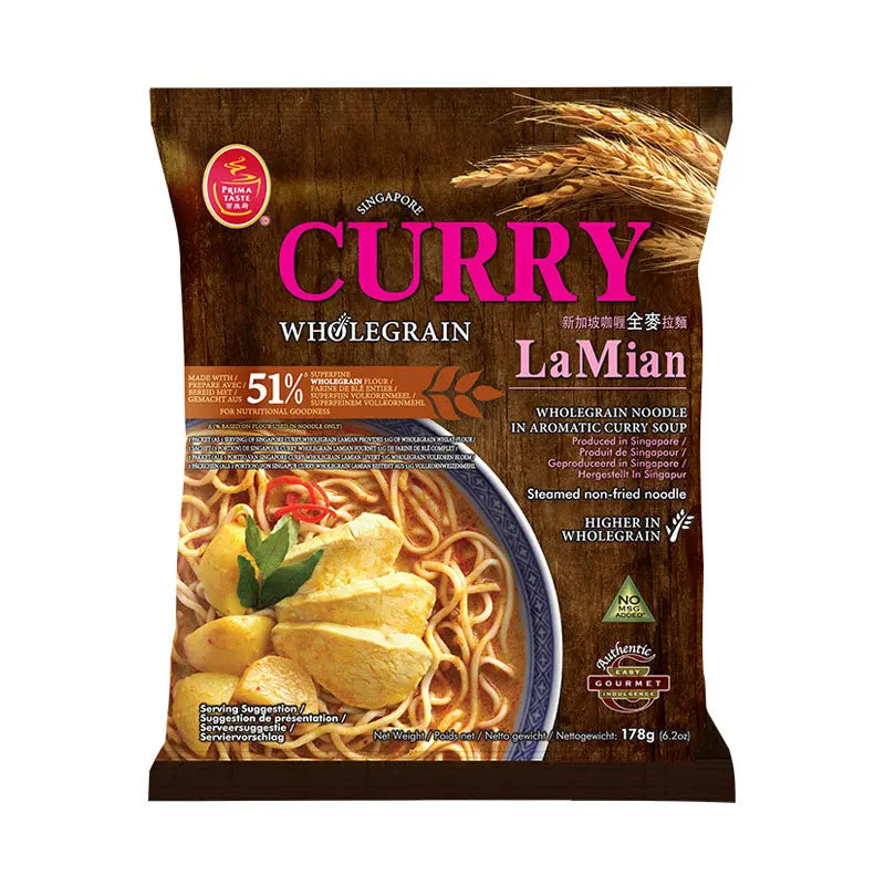 PRIMA TASTE Vollkorn Curry La Mian 178g
