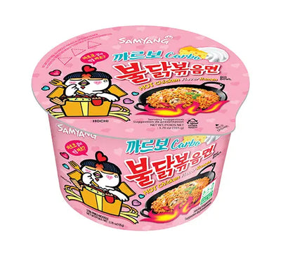 SAMYANG Instant Nudel Schüssel Hot Chicken Carbonara 105g - 5 Stück Max pro Bestellung
